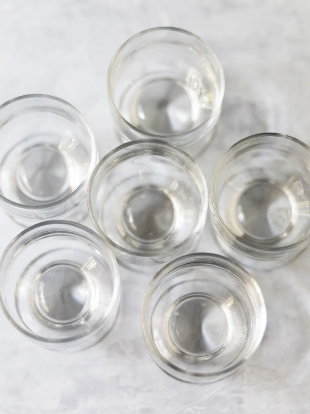Circleware set of 6 treat cordial mini dessert glasses 3.5 oz in box